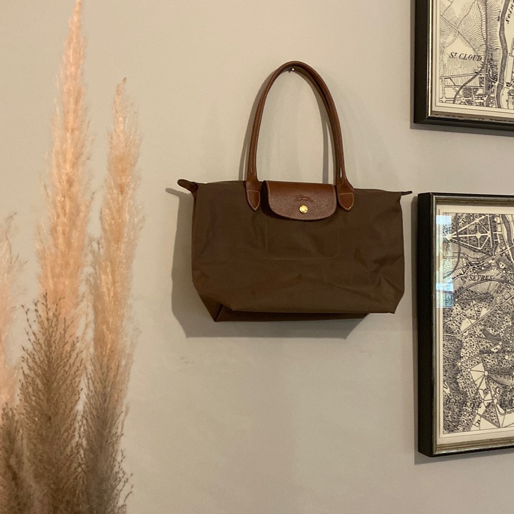 Longchamp Hunter Green Small Tote